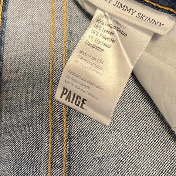 PAIGE Jimmy Jimmy Skinny Jeans - size 27 - Picture 5 of 5